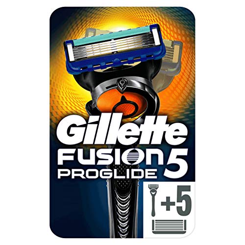 Gillette Fusion 5 ProGlide Maquinilla de Afeitar Hombre + 6 Cuchillas de Recambio
