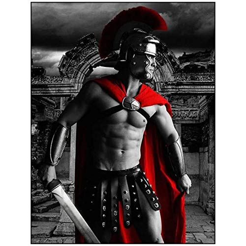 Gladiador romano Guerrero imagen imágenes impresiones en lienzo arte de la pared decoración regalo impresión en lienzo múltiples opciones marco y sin marco