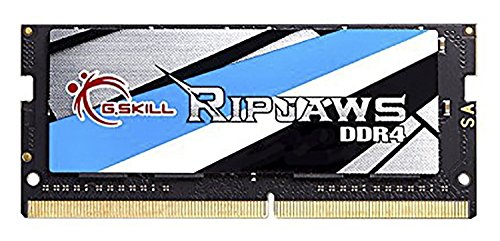 G.Skill Ripjaws módulo de - Memoria (8 GB, 1 x 8 GB, DDR4, 2133 MHz, 260-pin SO-DIMM, Negro, Azul, Oro, Gris, Blanco)