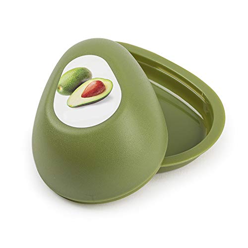 Guardaaguacate, bote para guardar aguacates. Sencillo de lavar, gran capacidad. Mide 12 cm x 6 cm El material es plástico de un tacto agradable y duro. Almacenaje de aguacate.