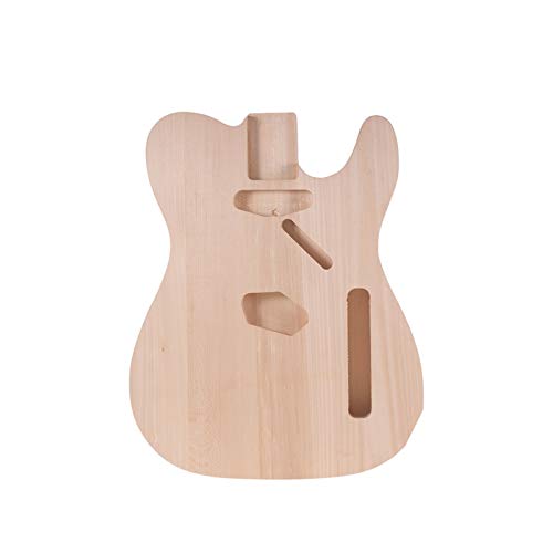 Guitarra de bricolaje para adultos para principiantes infantiles DIY guitarra eléctrica de cuerpo B de madera utilizado sin terminar guitarra Custom Cuerpo Guitarra barril de piezas Guitarra de bricolaje para adultos para principiantes infantiles DIY guitarra eléctrica de cuerpo B de madera utilizado sin terminar guitarra Custom Cuerpo Guitarra barril de piezas