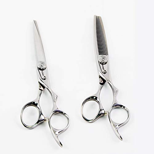 GUNST - Tijeras de peluquería para corte de pelo profesional (15,2 cm), color plateado GUNST - Tijeras de peluquería para corte de pelo profesional (15,2 cm), color plateado