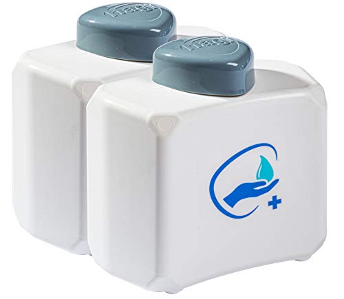 hagi gel de desinfección de manos: repuesto para el dispensador automático de gel hagi (paquete doble 2 x 180 ml)