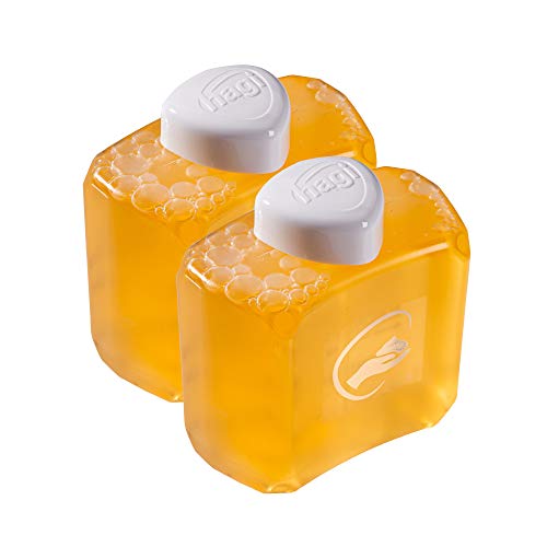 HAGI Jabón de Espuma: Recambio - para el dispensador automático de Espuma (Paquete Doble 2 × 180 ml) HAGI Jabón de Espuma: Recambio - para el dispensador automático de Espuma (Paquete Doble 2 × 180 ml)