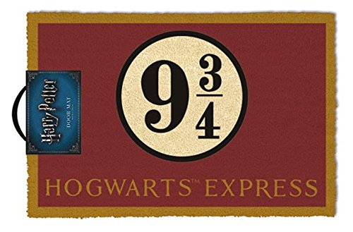Harry Potter Felpudo Hogwarts Express, Fibra de Coco, Multicolor, 40 x 60 cm