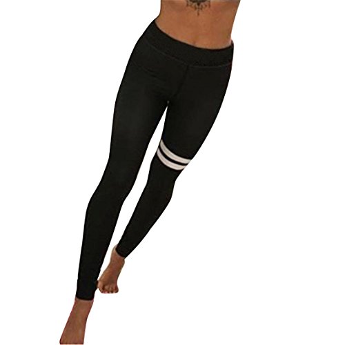 HARRYSTORE Mujer pantalones deportivos y elásticos de impresión Mujer polainas de yoga Fitness (Small)