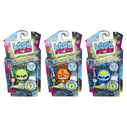 Hasbro Lock Stars E4607EP40 Multipack 2, Modelos /Colores surtidos, Paquete de 3 unidades Hasbro Lock Stars E4607EP40 Multipack 2, Modelos /Colores surtidos, Paquete de 3 unidades