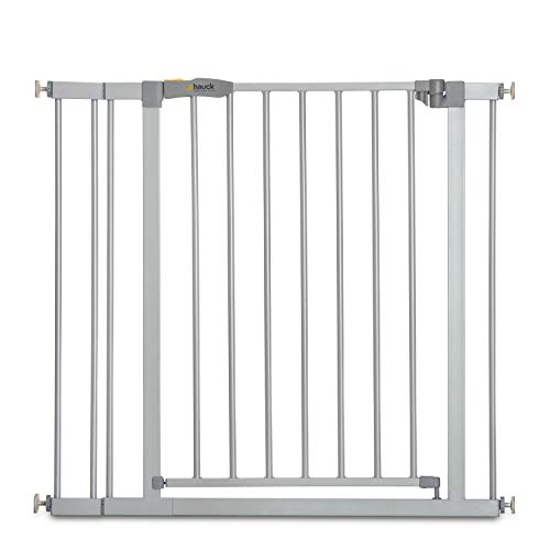 Hauck Barrera de Seguridad de Niños para Puertas y Escaleras Stop N Safe 2 Safety incl. Extension 9 cm, Sin Agujeros, 84 - 89 cm, Metal, Gris Hauck Barrera de Seguridad de Niños para Puertas y Escaleras Stop N Safe 2 Safety incl. Extension 9 cm, Sin Agujeros, 84 - 89 cm, Metal, Gris