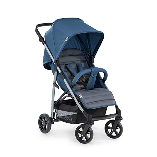 Hauck Rapid 4 Silla deportiva con respaldo reclinable para Bebés, desde nacimiento hasta 15 kg/4 años, Capacidad de carga 25 kg, Azul (Denim/Grey)