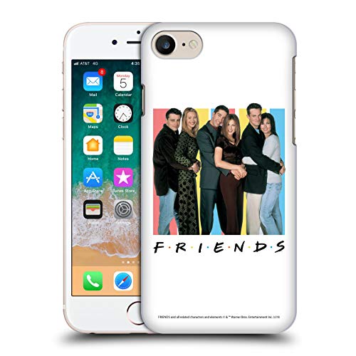 Head Case Designs Oficial Friends TV Show Elenco Logotipos Carcasa rígida Compatible con Apple iPhone 7 / iPhone 8 / iPhone SE 2020