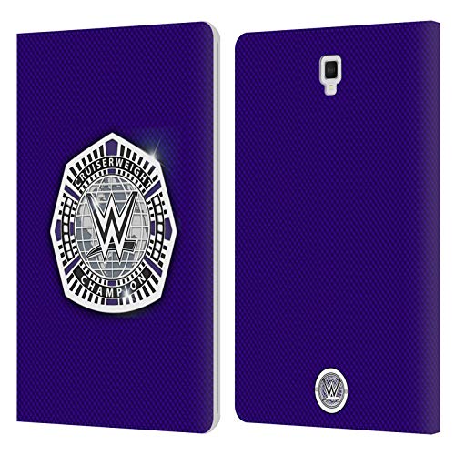 Head Case Designs Oficial WWE Campeón de Peso Crucero Correas de Title Carcasa de Cuero Tipo Libro Compatible con Galaxy Tab S4 10.5 (2018)