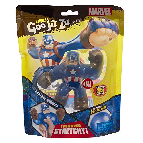Heroes de Goo Jit Zu - Figura Acción Marvel (CAPITÁN AMERICA)