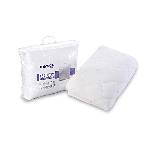 Hogar Protector de colchón Acolchado | Microfibra | Transpirable | Elástico en Todo el perímetro | Fácil colocación (135_x_190_cm, Microfibra de Algodón) Hogar Protector de colchón Acolchado | Microfibra | Transpirable | Elástico en Todo el perímetro | Fácil colocación (135_x_190_cm, Microfibra de Algodón)