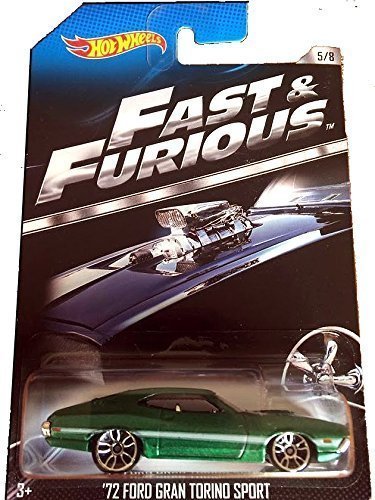 Hot Wheels 2014 Fast & Furious Limited Edition - '72 Ford Gran Torino Sport 1972 Grand [5/8] by