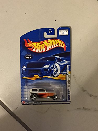 Hot Wheels Mattel 2002 1:64 Scale White & Orange First Editions Midnight Otto Die Cast Car #013 by