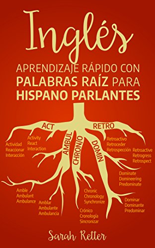 INGLÉS: APRENDIZAJE RÁPIDO CON PALABRAS RAÍZ PARA HISPANO PARLANTES: Mejore su vocabulario en inglés con raíces latinas y griegas. Aprenda una raíz para ... (INGLES: APRENDIZAJE POR VIA RAPIDA nº 8)