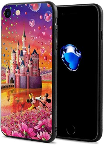 iPhone 7/8 Case Mickey and Minnie Castle Full Protective Anti-Scratch Resistant Cover Case for iPhone 7 and iPhone 8 New Year 2021