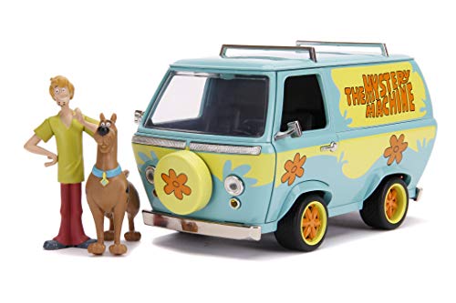 Jada- Furgoneta Escala 1:24 con Figuras: Scooby Doo y Shaggy Mistery Machine (253255024)