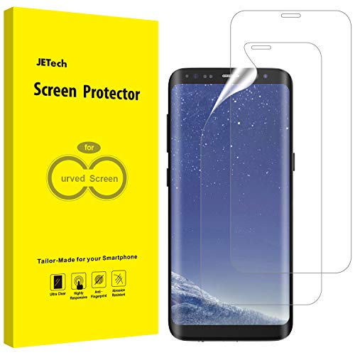 JETech Protector de Pantalla Compatible Samsung Galaxy S8 Plus S8+ (NO para S8), Alta Definición TPU, Compatible con Funda, 2 Unidades JETech Protector de Pantalla Compatible Samsung Galaxy S8 Plus S8+ (NO para S8), Alta Definición TPU, Compatible con Funda, 2 Unidades