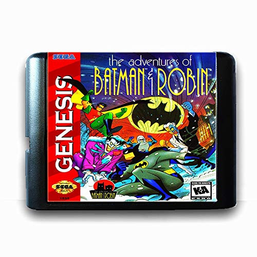 Jhana Batman and Robin Adventure - Tarjeta de juego Sega MD de 16 bits para Mega Drive para consola de videojuegos Genesis (JAP Shell)