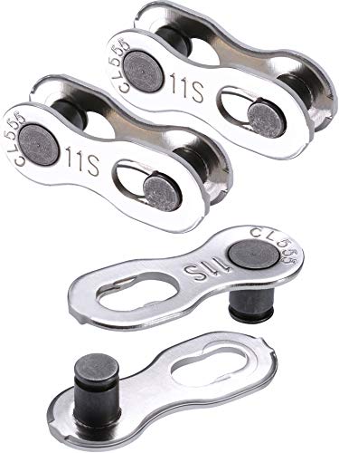 Jovitec 3 Pares de Eslabones Perdidos de Bicicleta Cadena de Velocidad 11 Reutilizable Plateado Eslabones de Cadena de Bicicleta de Acero Inoxidable Jovitec 3 Pares de Eslabones Perdidos de Bicicleta Cadena de Velocidad 11 Reutilizable Plateado Eslabones de Cadena de Bicicleta de Acero Inoxidable