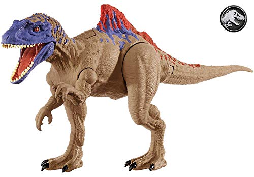 Jurassic World Mega Ataque Doble, Quetzalcoatlus, dinosaurio de juguete (Mattel GFG79)