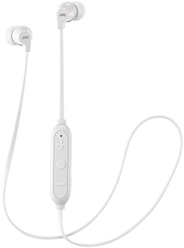 JVC HA-FX21BT-WE, Auriculares con Micrófono y Mando a Distancia, Color Blanco, Medianos