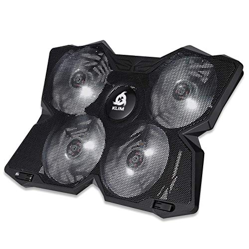 KLIM Wind + Base de refrigeración para portátil + La más Potente + Refrigerador portátil de 4 Ventiladores a 1200 RPM con Soporte + Compatible con Todos los tamaños + Blanca + Nueva VERSIÓN 2020 KLIM Wind + Base de refrigeración para portátil + La más Potente + Refrigerador portátil de 4 Ventiladores a 1200 RPM con Soporte + Compatible con Todos los tamaños + Blanca + Nueva VERSIÓN 2020