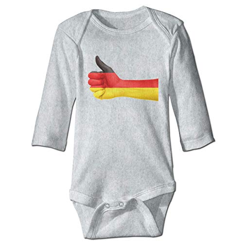 Klotr Mameluco Bebé, Germany Pijama de Algodón Mameluco Niñas Niños Pelele Mono Manga Larga Trajes