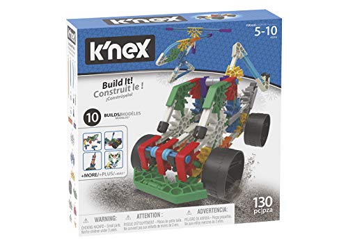 K'nex Imagine - Set de construcción 10 modelos de vehículos, 130 piezas, +5 años (Ref. 41333)