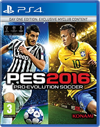 Konami Pro Evolution Soccer 2016 Day One Edition, PS4 - Juego (PS4, PlayStation 4, Deportes, Konami)