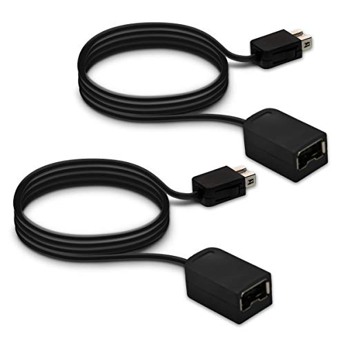kwmobile 2x Cable de extensión compatible con Nintendo SNES Mini / NES Mini Controller - Cable para consola de 300 cm en negro kwmobile 2x Cable de extensión compatible con Nintendo SNES Mini / NES Mini Controller - Cable para consola de 300 cm en negro