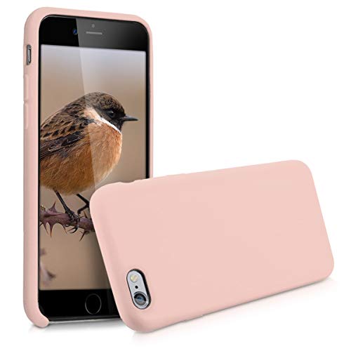 kwmobile Funda Compatible con Apple iPhone 6 / 6S - Carcasa de TPU para móvil - Cover Trasero en Rosa Palo