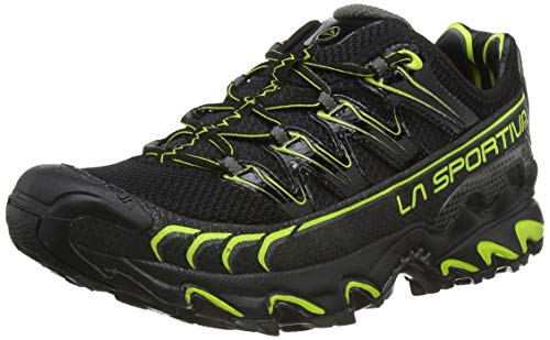 La Sportiva Ultra Raptor, Zapatillas de Trail Running Hombre, Multicolor (Black/Apple Green 000), 44 EU