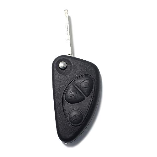 LAGE - Llave de repuesto para mando a distancia Alfa Romeo 145, 146, 147, 156, 159, 164, 166, GTV, GT, GTA, Spider, Alfetta GT, Brera, Giulia GT, Carcasa con hoja de 3 botones LAGE - Llave de repuesto para mando a distancia Alfa Romeo 145, 146, 147, 156, 159, 164, 166, GTV, GT, GTA, Spider, Alfetta GT, Brera, Giulia GT, Carcasa con hoja de 3 botones