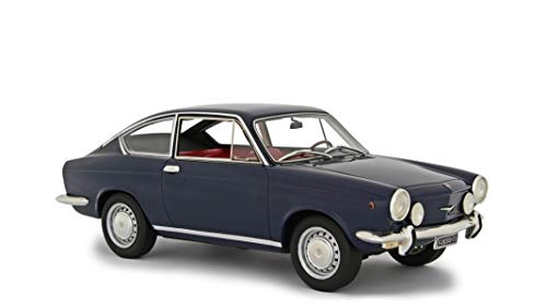 Laudoracing Fiat 850 Sport Coupè 1968 Azul 1:18 - Modelo de Coche Exclusivo para coleccionistas