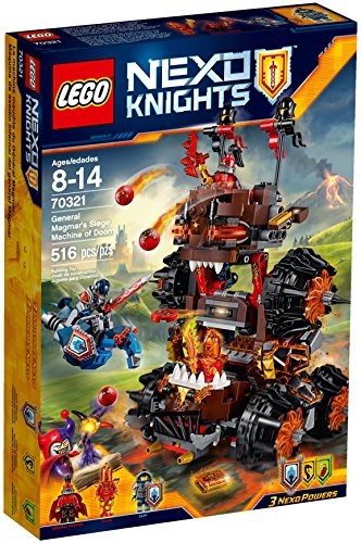 LEGO Nexo Knights - Máquina de asedio infernal del general Magmar (70321) , Modelos/colores Surtidos, 1 Unidad