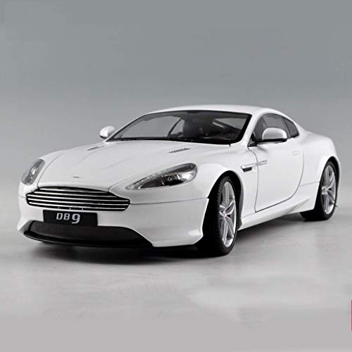 LIUCHANG Modelo de Coche 1:18 Aston Martin DB9 Coche de Deportes del Modelo del Coche Modelo de simulación aleación Coche Regalo de cumpleaños Exclusivo de colección Modelo (Color: Blanco) liuchang20