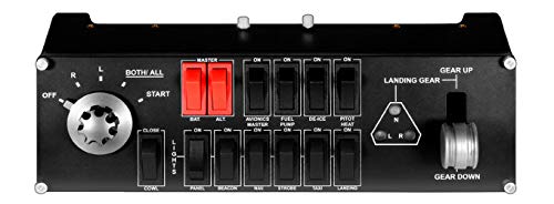Logitech G Saitek Pro Flight - Panel de Conmutadores para Vuelo Controlador de Conmutación de Simulación Profesional Logitech G Saitek Pro Flight - Panel de Conmutadores para Vuelo Controlador de Conmutación de Simulación Profesional