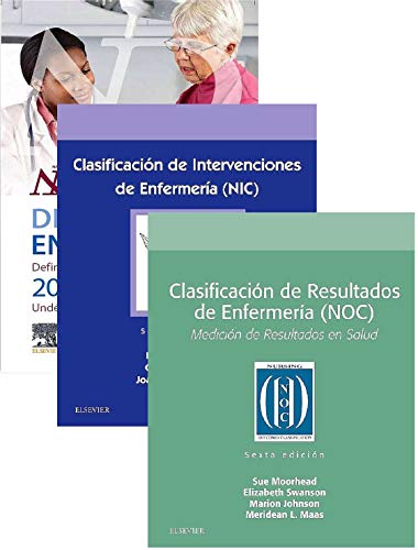 LOTE NANDA - NIC - NOC. DIAGNOSTICOS ENFERMEROS. Definiciones y Clasificación 2018-2020 + Clasificación de Intervenciones de Enfermería (NIC + Clasificación de Resultados de Enfermería (NOC)