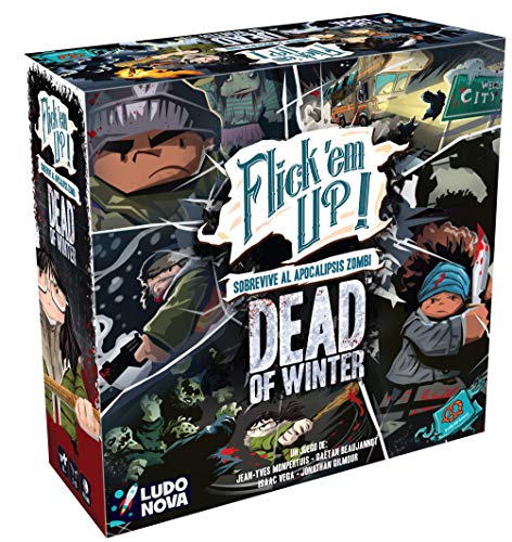 Ludonova-Flick'em Up Dead of Winter Juego de mesa para 2-4 jugadores, 14+ (LDNV140001) , color/modelo surtido Ludonova-Flick'em Up Dead of Winter Juego de mesa para 2-4 jugadores, 14+ (LDNV140001) , color/modelo surtido