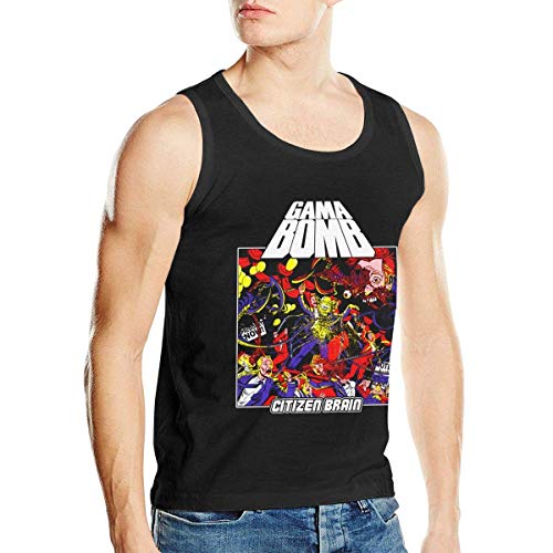 ludouqingJ Camisetas y Tops Hombre Polos y Camisas, Gama Bomb Men's Tank Top Sleeveless Tees Casual Sport Gym T-Shirts Vacation Vest