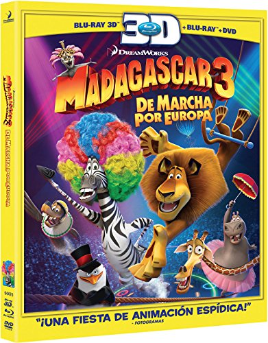 Madagascar 3 (Combo DVD + Blu-ray + Blu-ray 3D) [Blu-ray]