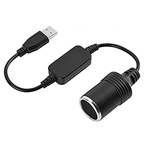 MeetUs 5 V USB A Macho a 12 V Encendedor de Cigarrillos de Coche (Salida: 12V 8W Máx)