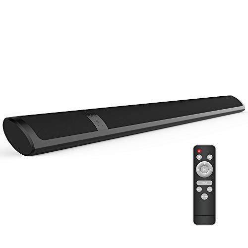 Meidong Barra de Sonido para TV Bluetooth 4.2 Inalámbrico Barras de Sonido Delgada 2 Altavoces 36 Vatios Bajo Profundo Envolvente Estéreo Control Remoto para HDMI/RCA/Opt/AUX/Coax/3.5mm Audio Meidong Barra de Sonido para TV Bluetooth 4.2 Inalámbrico Barras de Sonido Delgada 2 Altavoces 36 Vatios Bajo Profundo Envolvente Estéreo Control Remoto para HDMI/RCA/Opt/AUX/Coax/3.5mm Audio