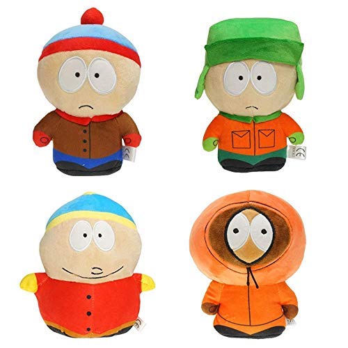 meilishop Peluches 4Pcs / Lot 18-20Cm Kenny Cartman Peluche Relleno Figura Muñeca Briquedo Relleno