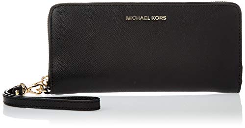 Michael Kors - Money Pieces, Monederos Mujer, Negro (Black), 1.9x10.2x21 cm (W x H L)