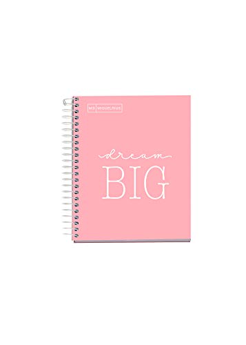 MIQUELRIUS - Cuaderno Notebook Messages - 1 franja de color, A6, 100 Hojas cuadriculadas de 5mm, Papel 90 g, Sin Taladros, Cubierta de Cartón Extra Duro, Color Rosa MIQUELRIUS - Cuaderno Notebook Messages - 1 franja de color, A6, 100 Hojas cuadriculadas de 5mm, Papel 90 g, Sin Taladros, Cubierta de Cartón Extra Duro, Color Rosa