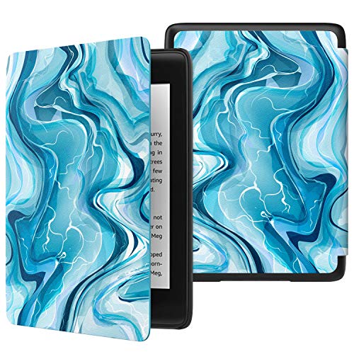 MoKo Funda para K i n d l e Paper w h i t e (10th Generation, 2018 Release), Funda de SmartShell Delgada y Ligera con Auto Sueño/Estela para K i n d l e Paper w h i t e E-Reader - Azul Acuarela MoKo Funda para K i n d l e Paper w h i t e (10th Generation, 2018 Release), Funda de SmartShell Delgada y Ligera con Auto Sueño/Estela para K i n d l e Paper w h i t e E-Reader - Azul Acuarela
