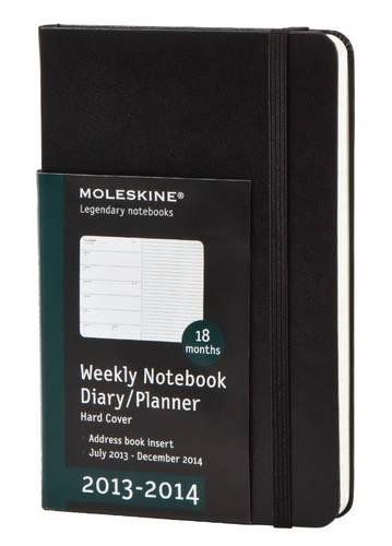 Moleskine 40151 - Agenda 2013-2014, 18 meses, negro, 9 x 14 cm Moleskine 40151 - Agenda 2013-2014, 18 meses, negro, 9 x 14 cm